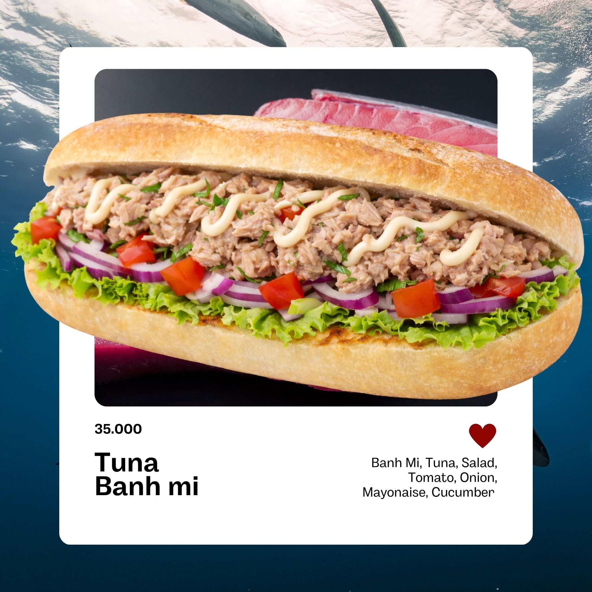 Bánh mì cá ngừ Mexico Turkey tại Bami