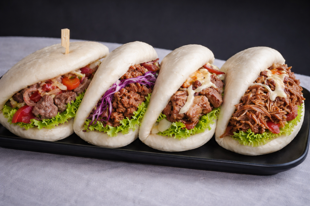 nguồn gốc bánh bao kẹp tại Việt Nam